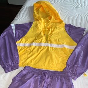 Rain jacket type set